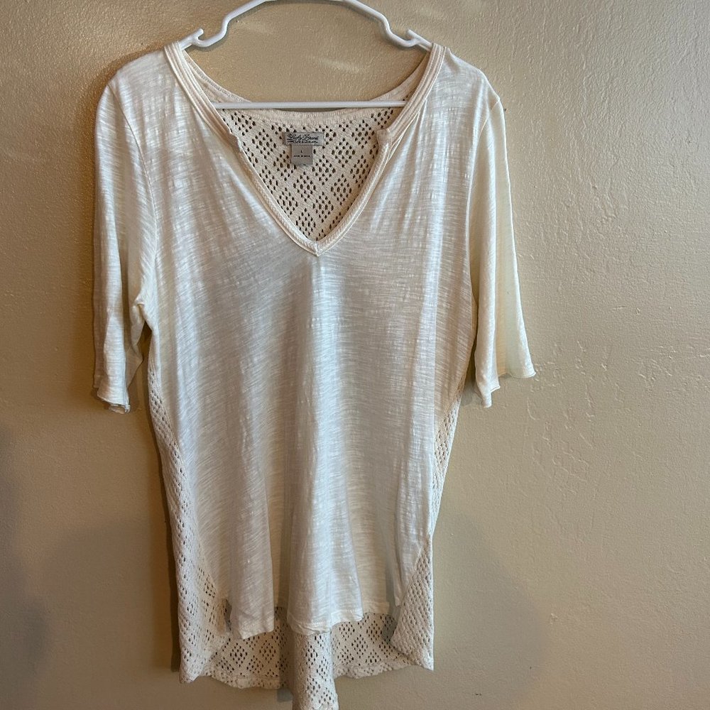 Lucky Brand, Large, beige top